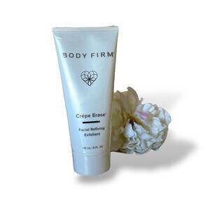 BODY FIRM Crepe Erase Facial Refining Exfoliant Anti Aging 180 ml NEW 6 fl oz